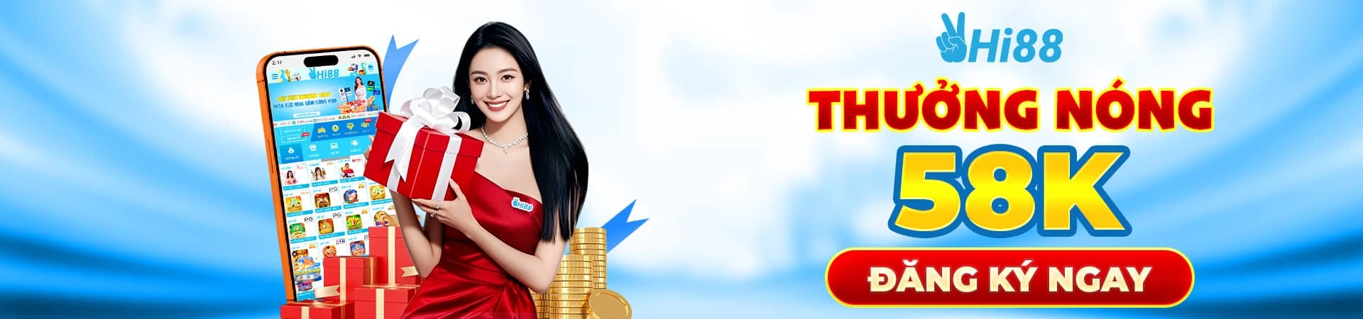 Banner Hi88 về nổ hũ và ứng dụng